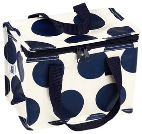 Niebiesko-kremowa torba termiczna Spotlight – Rex London