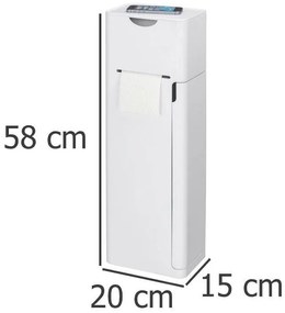Stojak na papier toaletowy i szczotkę IMON, 6w1, WENKO