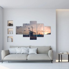 Obraz wiatraka (125x70 cm)