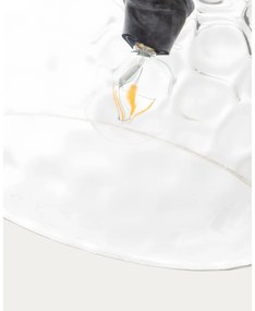 Czarna lampa wisząca ze szklanym kloszem ø 40 cm Balma – Kave Home