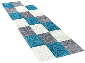 Szaro-turkusowy chodnik 80x250 cm Life – Ayyildiz Carpets