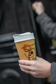 Kubek na kawę na wynos ISO TO GO, 400 ml, KOZIOL