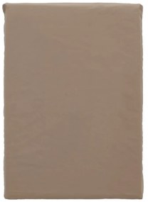 Brązowa pościel jednoosobowa z perkalu bawełnianego 140x200 cm Crisp – Södahl