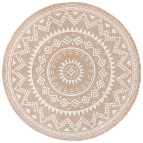 Beżowy okrągły dywan ø 140 cm Valencia – Hanse Home