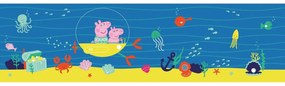 Dekoracyjny pas samoprzylepny Peppa Pig Sea, 500 x 9,7 cm