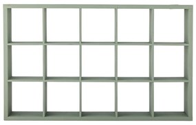 Jasnozielona wielopoziomowa półka z litego drewna jodłowego 67 cm Preston – Bloomingville
