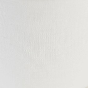 Abażur z bawełny biały | 18/18/14