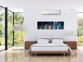 Obraz - Noc w Kuala Lumpur (170x50 cm)