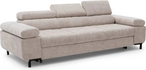 Sofa trzyosobowa Tyrion z funkcją spania - beżowy szenil Vibe 08