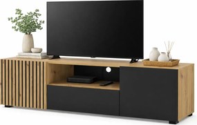 Szafka rtv z lamelowym frontem 150 cm S9-B58