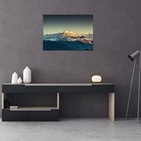 Obraz - szczyty górskie (70x50 cm)