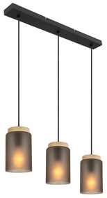 LAMPA SUFITOWA WISZĄCA APP1812-3CP Frosted Grey
