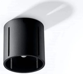 Plafony Nowoczesny Inez, Aluminium - 1 Źródło - L.10 X H.10 Cm - Czarny