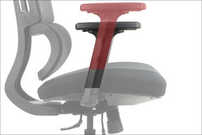 Fotel biurowy TREX czarny/aluminium STEMA