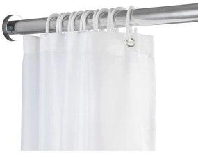 Drążek teleskopowy w kolorze srebra do łazienki Wenko Luz, dł. 110-185 cm