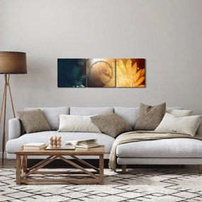 Obraz - Pokój (z zegarem) (90x30 cm)