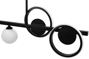 Lampa sufitowa LED APP1199-CP Czarna