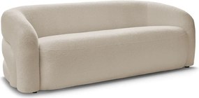Beżowa sofa z materiału bouclé 193 cm Elina – Bobochic Paris