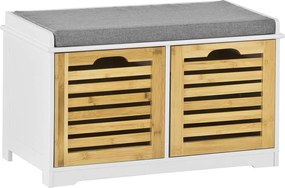 Ławka na buty z 2 drzwiami FSR23-K-WN