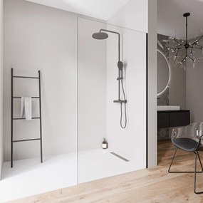 Ścianka prysznicowa Walk-In EX102-2 bezpieczne szkło Nano 10mm
