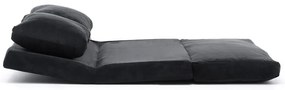 Czarna rozkładana sofa 120 cm Taida – Balcab Home