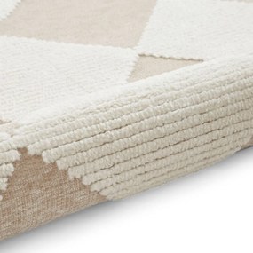 Biało-beżowy dywan odpowiedni do prania 160x230 cm Lyna Beige&amp;White – Think Rugs