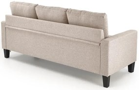 Sofa beżowa wypoczynkowa z podnóżkiem A0-N41