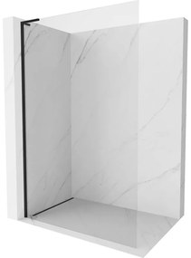 Mexen Kioto-X L ścianka prysznicowa Walk-in 70 x 200 cm, transparent 10 mm, czarna - 800-070-107-70-00-X