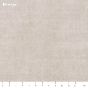 Beżowe tapicerowane łóżko dwuosobowe ze schowkiem i stelażem 180x200 cm Jade – Bobochic Paris
