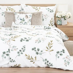 4Home Pościel bawełniana Eukalyptus, 160 x 200 cm, 70 x 80 cm