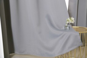 Zasłona OXFORD LIGHT 140x250 cm, jasnoszara Zawieszanie: Taśma z wiązaniami