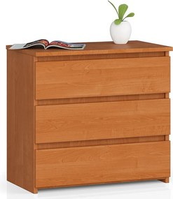 Szafka nocna AKORD CL3 Olcha 60 cm 3 szuflady kolor Olcha mat 60x35x57 cm
