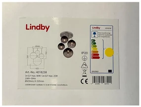 Lindby - Żyrandol na drążku ROBYN 2xE27/40W/230V + 2xE27/25W/230V