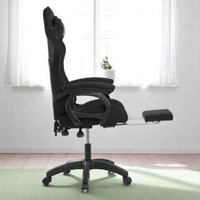 Czarny fotel gamingowy SNAKE