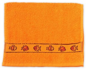 Ręcznik dziecięcy KIDS pomarańczowy 30x50 cm