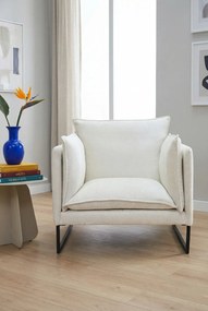 Nowoczesny fotel wypoczynkowy tapicerowany A4-T76