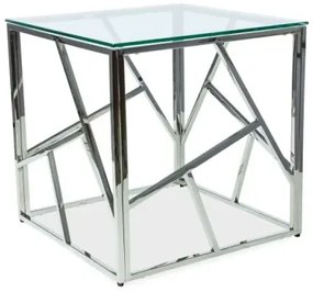 ŁAWA ESCADA B TRANSPARENTNY/SREBRNY 55X55 SIGNAL