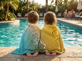 Szybkoschnący XL ręcznik plażowy SOLMARE kolorowy 100 x 180 cm, 100% mikrofibra