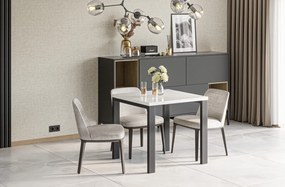 Nowoczesny stół do jadalni Garant biały połysk