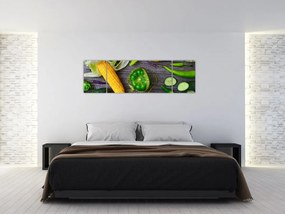 Obraz z warzywami (170x50 cm)