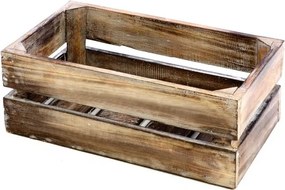 Pudełko DIVERO Vintage, brązowe, 36 cm x 17 cm