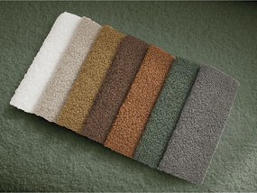 Zielona sofa z materiału bouclé 193 cm Elina – Bobochic Paris