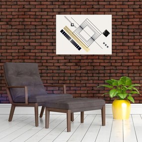 Obraz na szkle - Kształty geometryczne N⁰6 (70x50 cm)