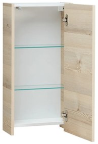 Wisząca szafka łazienkowa w dekorze sosny w naturalnym kolorze 70x35 cm Quickset 393 – Pelipal