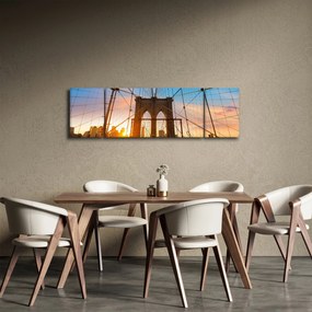 Obraz - Brooklyn Bridge, Manhattan, New York (170x50 cm)