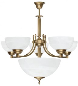 Mosiężna lampa 6-punktowa B-S6A