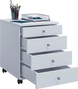 Drewniany pojemnik rolkowy szuflada Lona 50 cm