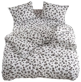 Biało-szara pościel dwuosobowa z prześcieradłem/4-częściowa 200x220 cm Modern – Mila Home