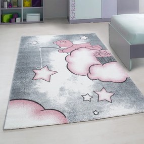 Różowo-szary dywan dziecięcy 120x170 cm Kids – Ayyildiz Carpets