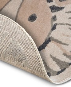 Dywan dziecięcy Adventures – Słodki Lew koło 140 cm x 140 cm Atest Oeko-Tex